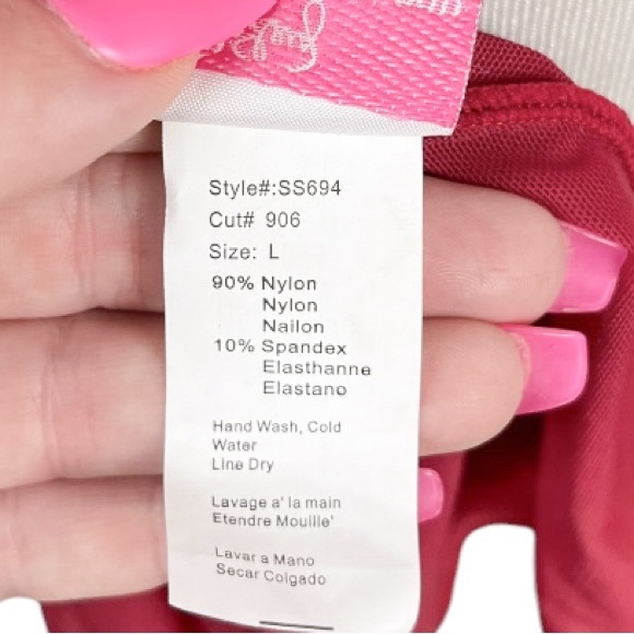 Shirley of Hollywood Open Front Chemise Lingerie Size Large - Picture 8 of 8